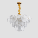 Loft Industry Modern - Shine Discs Chandelier V2